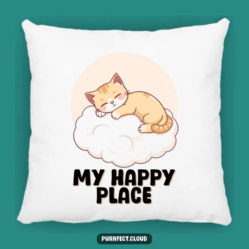 Funny Cat Cloud Pillow: Contented Stretch Comfort, Cozy & Cute Decor Gift