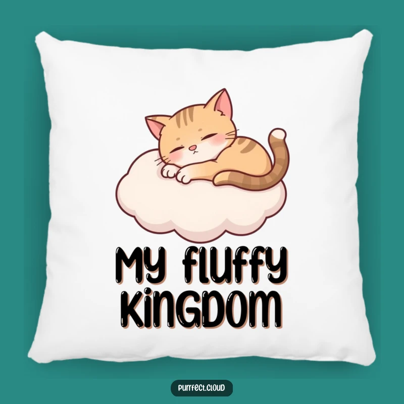Funny Cloud Cat Peek Pillow - Cozy Curious Comfort Gift
