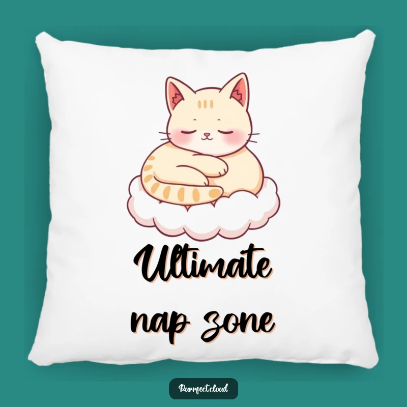 Funny Content Cat Pillow: Snuggle with Purrfect Peace and Humorous Comfort