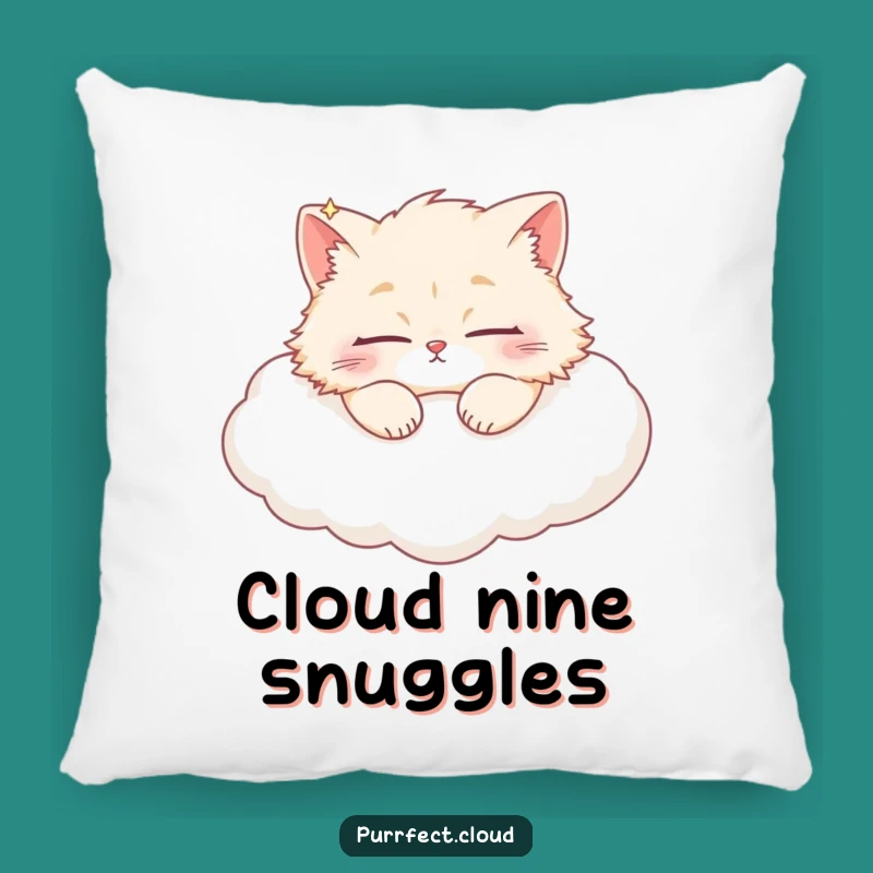 Funny Sleeping Cat Cloud Pillow: Soft Comfort for Dreamy Naps