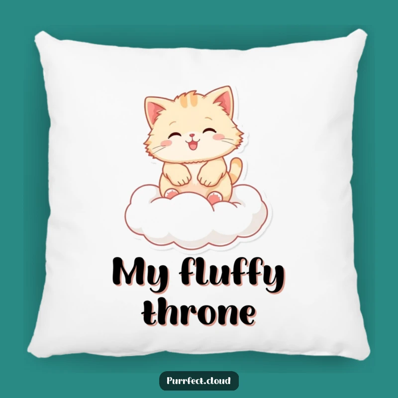 Funny Fluffy Cloud Cat Bouncing Pillow, Comfy and Hilarious Home Decor