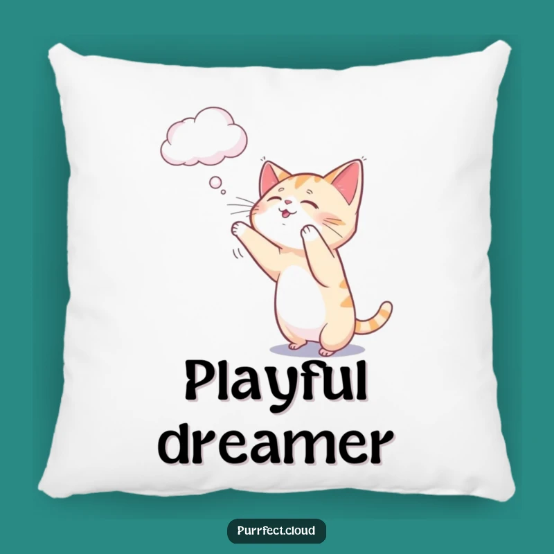 Cozy Funny Cat Cloud Play Pillow - Soft Touch of Feline Fun
