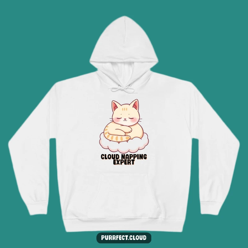 Cozy Funny Content Cat Hoodie: Snuggle Up in Feline Comfort and Humor