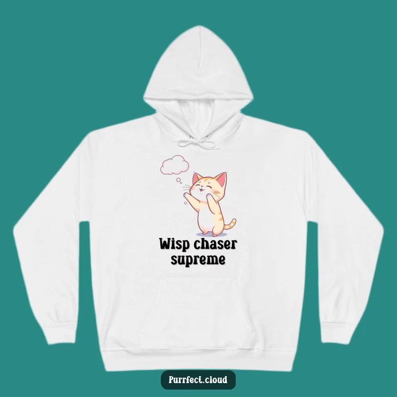 Cozy Funny Cat Cloud Play Hoodie - Warmth with Whimsical Feline Charm