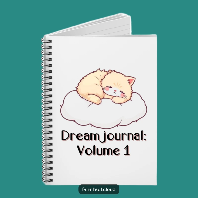 Funny Cat Cloud Notebook: Peaceful Napping Pages, Dreamy Journal Gift