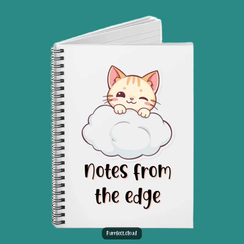 Funny Curious Cat Notebook: Jot Down Ideas with Feline Wonder and Humor