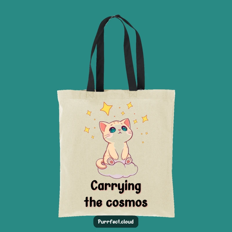 Funny Cat Star Gazing Tote - Carry Your Wonder Gift